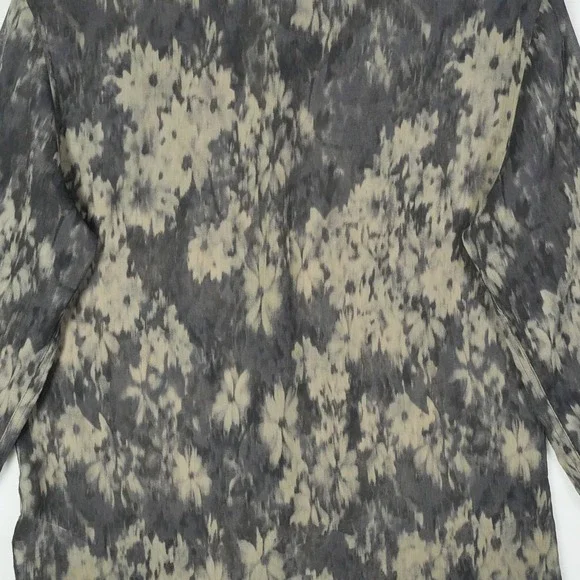 John Varvatos Shirt Mens Small Sheer Abstract Floral Lightweight Modal - Picture 9 of 9